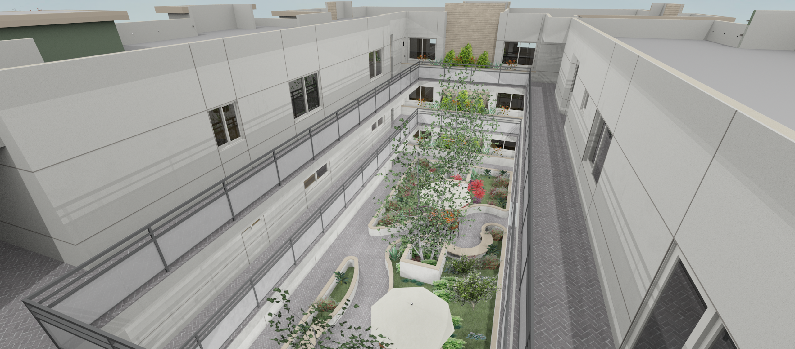Adams Courtyard View Level 2